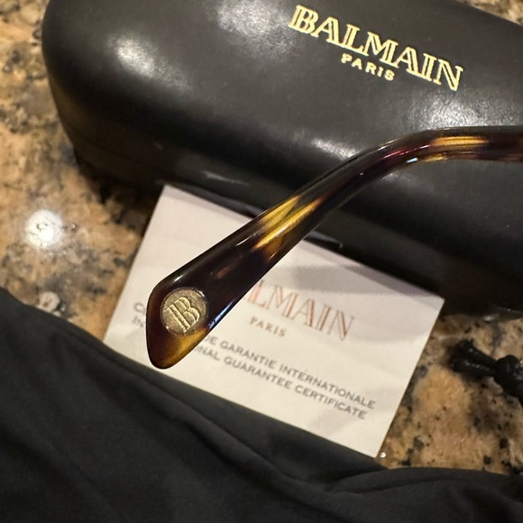Balmain Aviator sunglasses • made in France - Picture 5 of 10